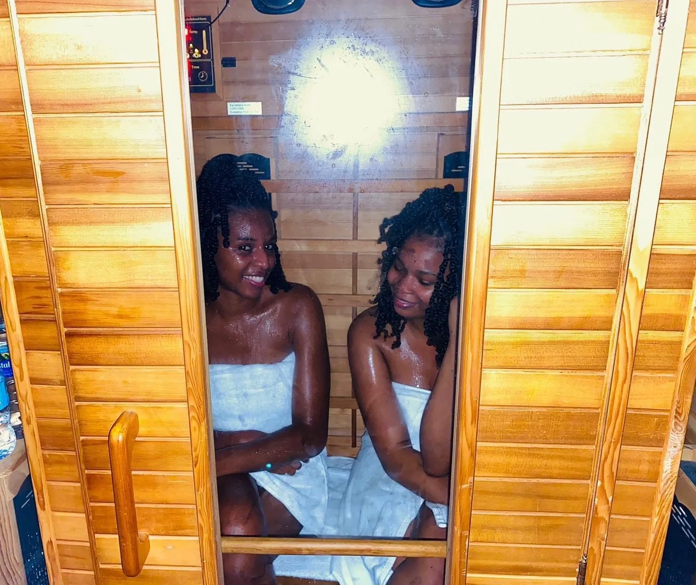 Infrared sauna wellness therapy