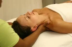 Massage therapy session